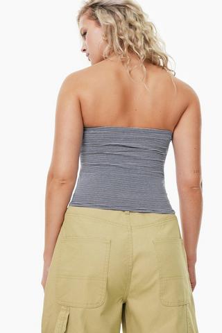 Stripe Bandeu Top