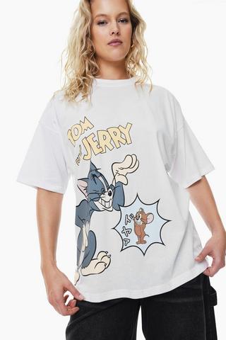 Tom and Jerry Oversized T-Shirt