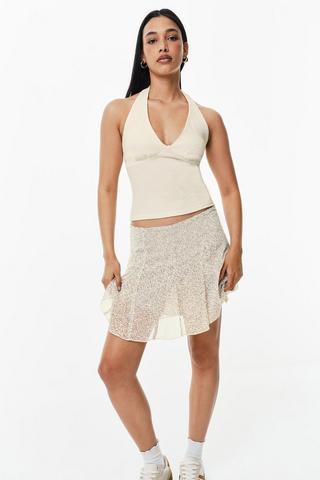 Trumpet Mini Skirt
