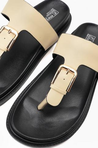 Buckle Thong Sandal