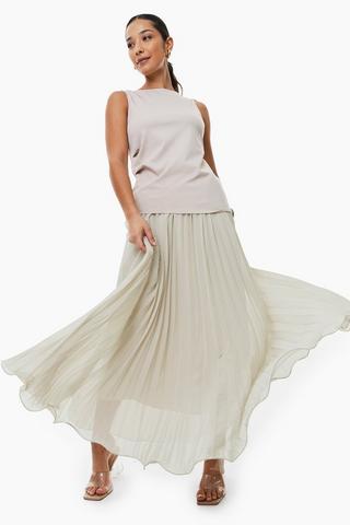 Pleated Skirt
