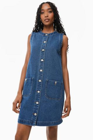 Denim Shift Dress