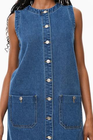 Denim Shift Dress