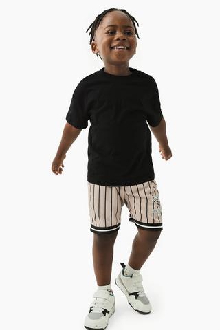 Stripe Basketball Shorts