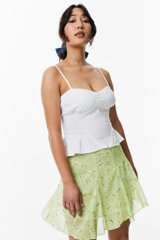 Trumpet Mini Skirt