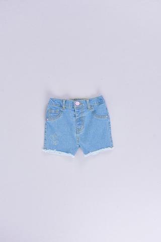 Bow Denim Shorts