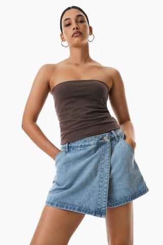 Denim Skort