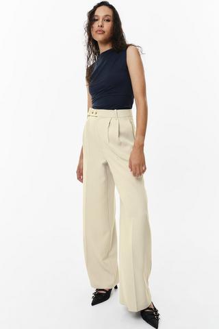 Tailored Wide Leg Pants