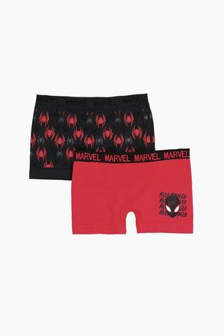 Spiderman 2 Pack Seamless Trunks