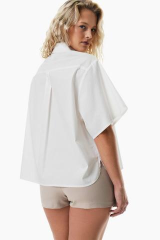 Boxy Poplin Shirt