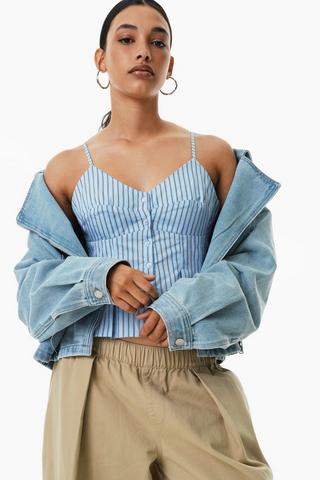 Stripe Cami Top