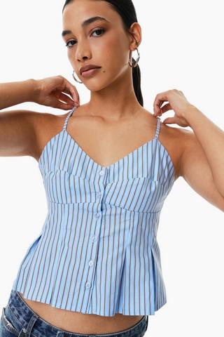 Stripe Cami Top