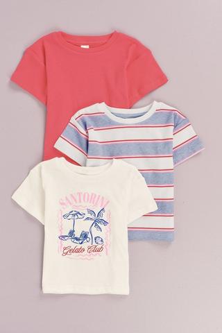 3 Pack Santorini T-Shirts