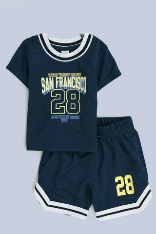 San Francisco T-Shirt And Shorts Set