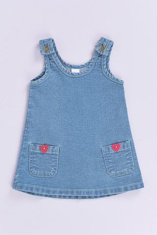 Denim Pinafore Dress