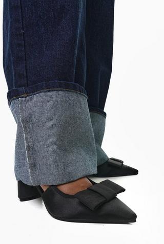 Bow Block Heel