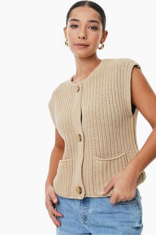 Chunky Knit Vest