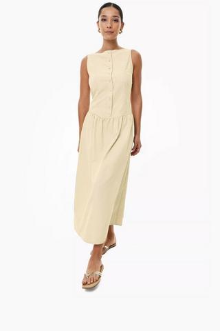 Stripe Drop Waist Dress