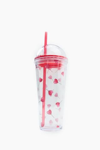 Heart Straw Cup - 700ml