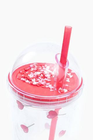 Heart Straw Cup - 700ml