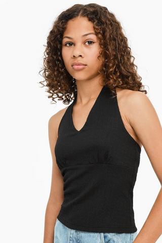 Halter Knit Top