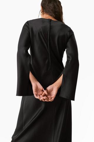 Satin Column Dress