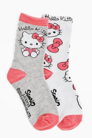 Hello Kitty 2 Pack Socks