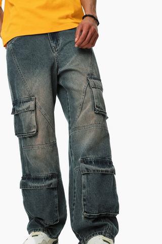 Baggy Cargo Denim