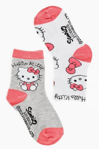 2 Pack Hello Kitty Socks