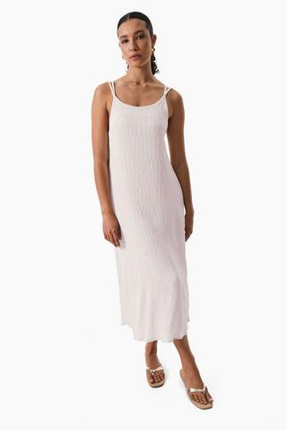 Textured A-Line Dress