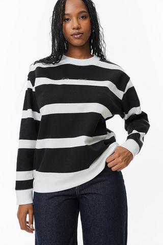 Stripe Sweat Top