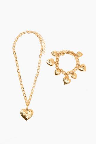 Necklace And Bracelet Set