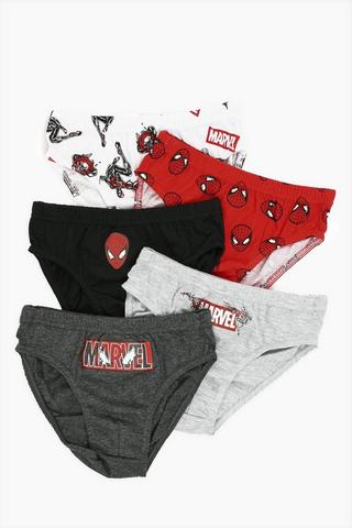 5 Pack Spiderman Briefs