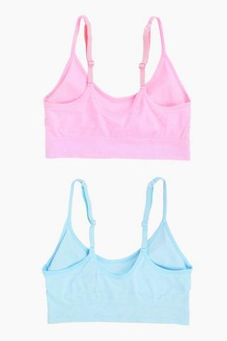 2 Pack Crop Bras