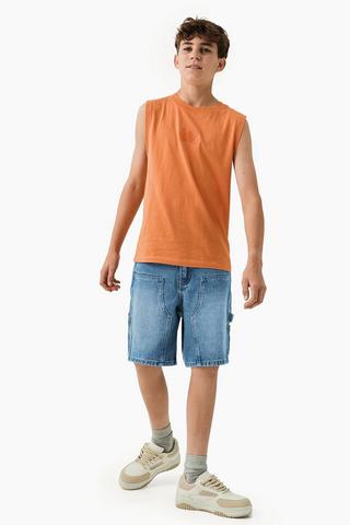 Carpenter Bermuda Denim Shorts