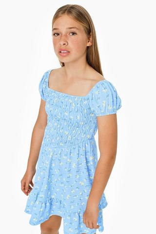 Floral Fit And Flare Dress