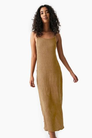Textured A-Line Dress