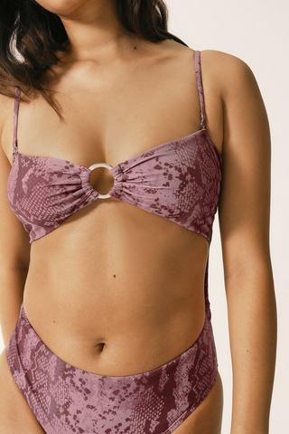 Snake Skin Monokini