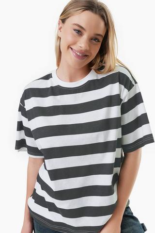 Stripe Oversized Boxy Top
