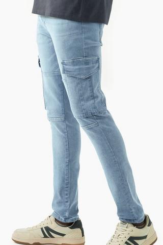 Skinny Cargo Denim