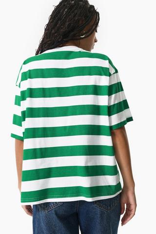 Stripe Oversized Boxy Top