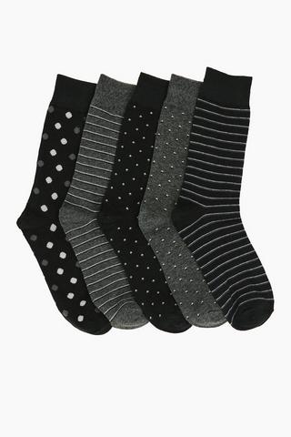 5 Pack Socks