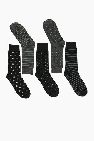 5 Pack Socks