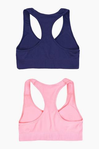 2 Pack Crop Bras