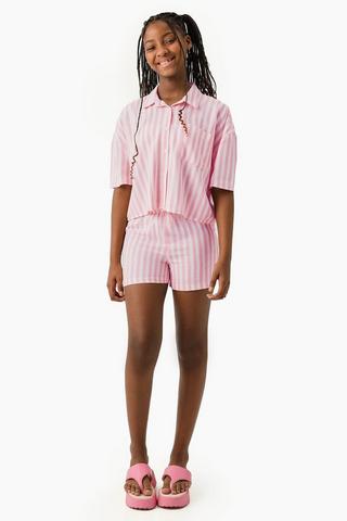 Pull-On Stripe Shorts