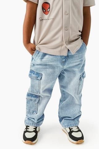 Straight Cargo Denim