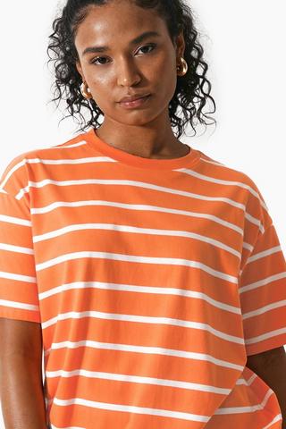 Stripe Oversized Top