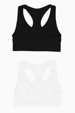2 Pack Crop Bras