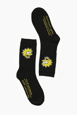 Lisa Simpson Anklet Sock