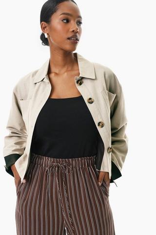 Cropped Shacket